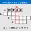 【漢字クイズ19】ジリジリきてます…赤いタテの枠に入る答えは何でしょう？