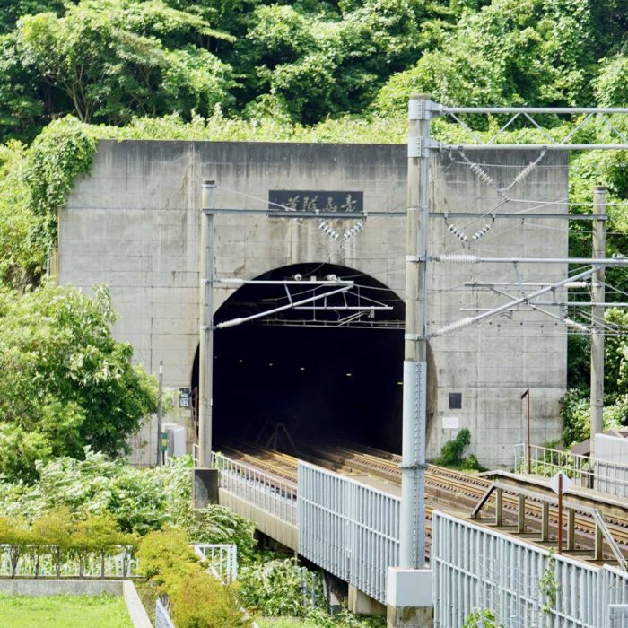 青函トンネルの入口　