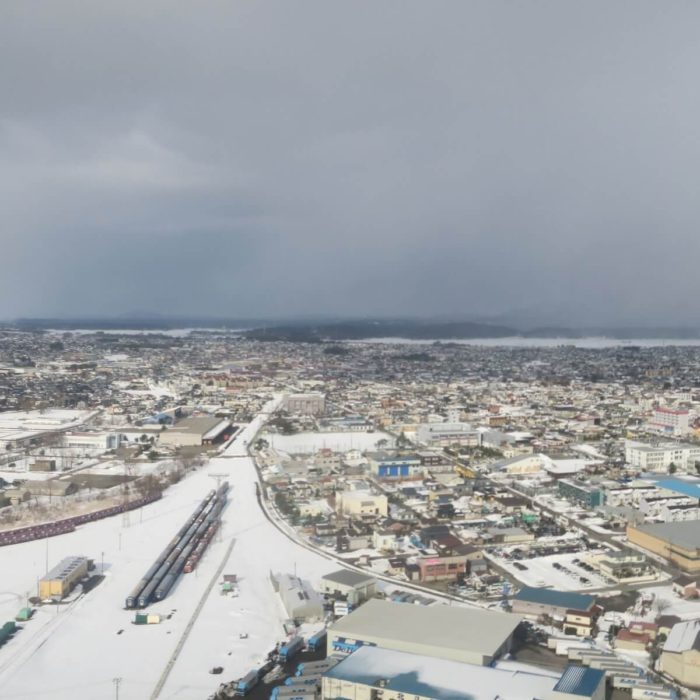 秋田市街