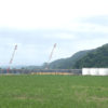 新八雲駅建設現場